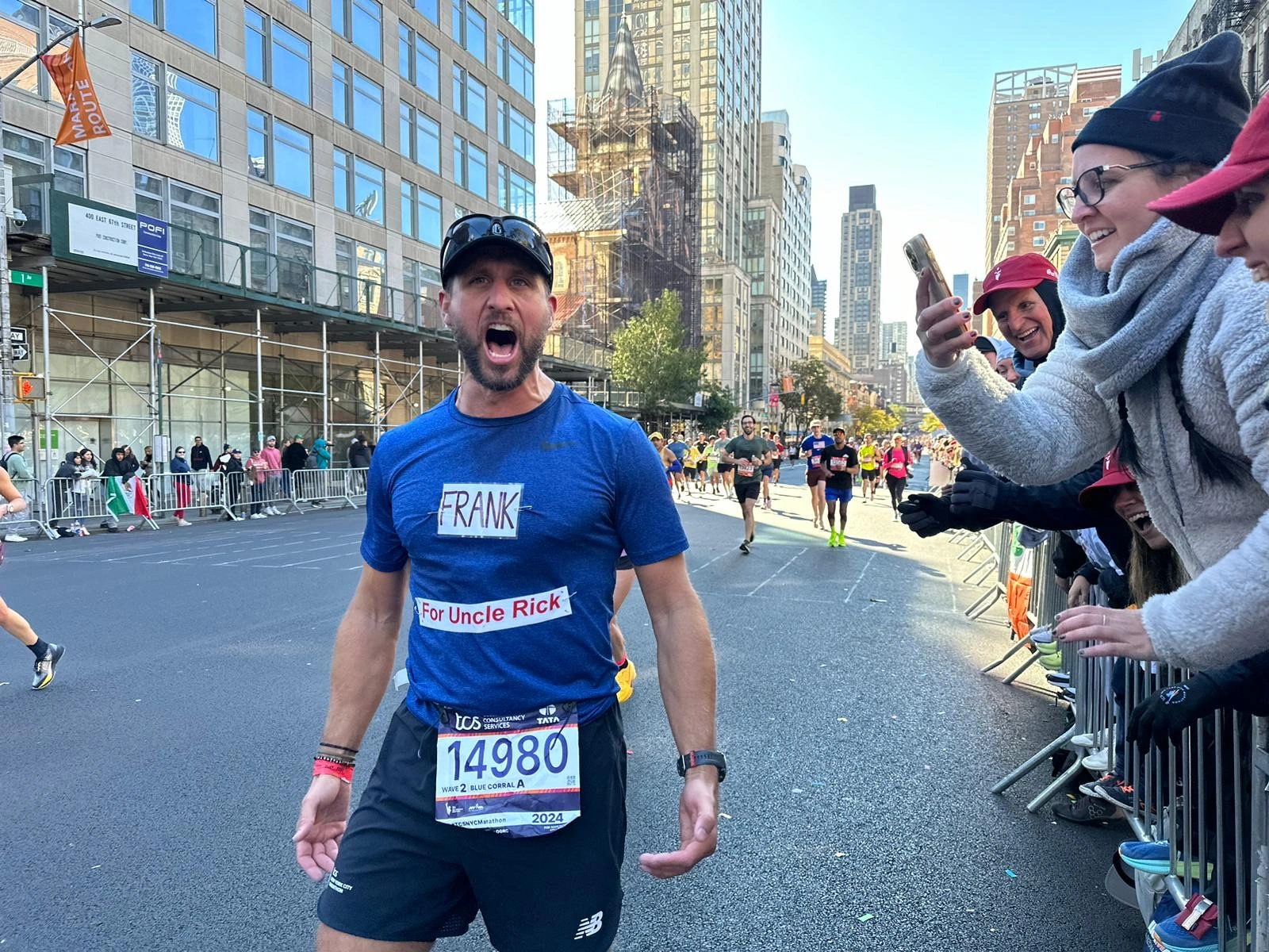 Frank at the Race